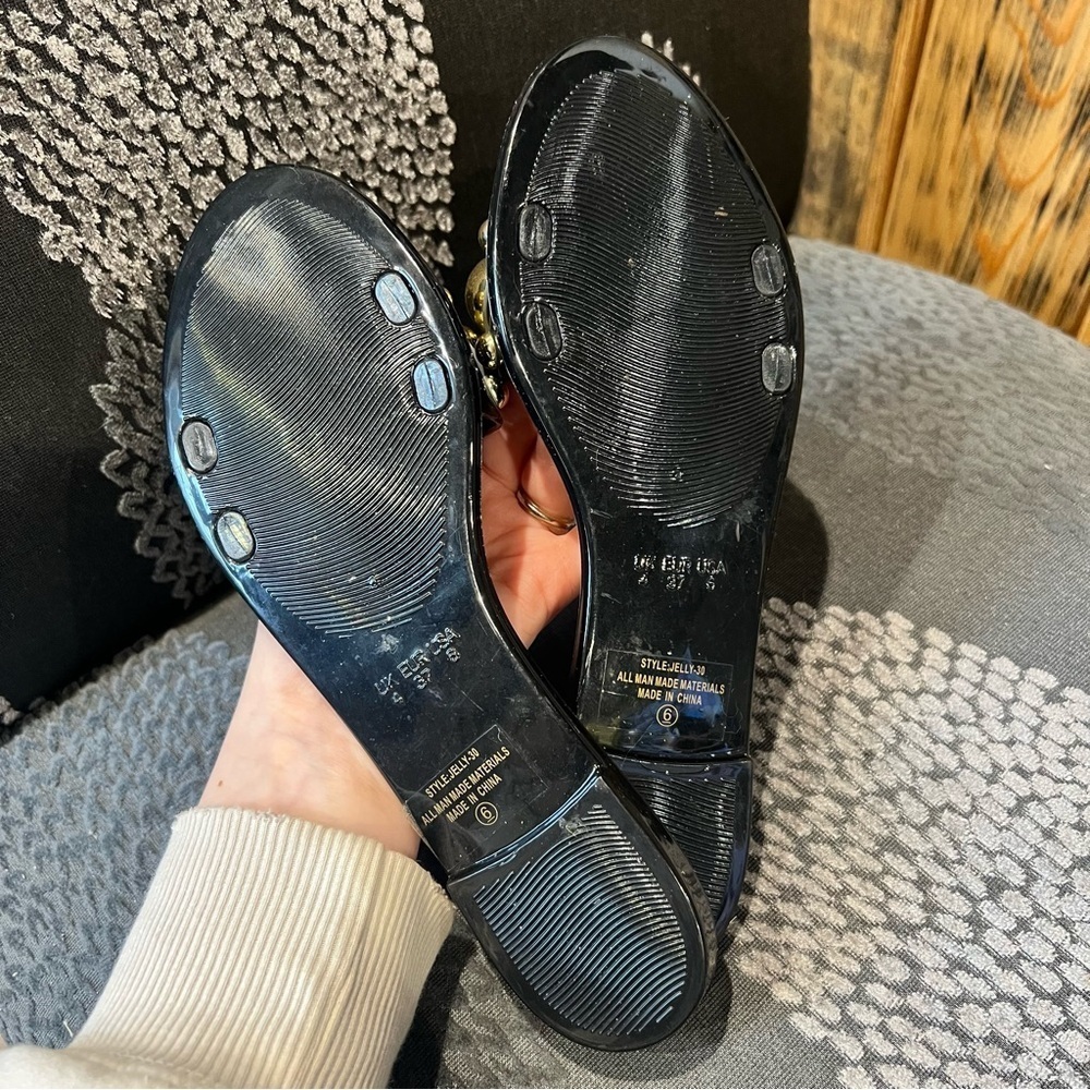 Weeboo Black Bubble Sandals - Picture 4 of 5